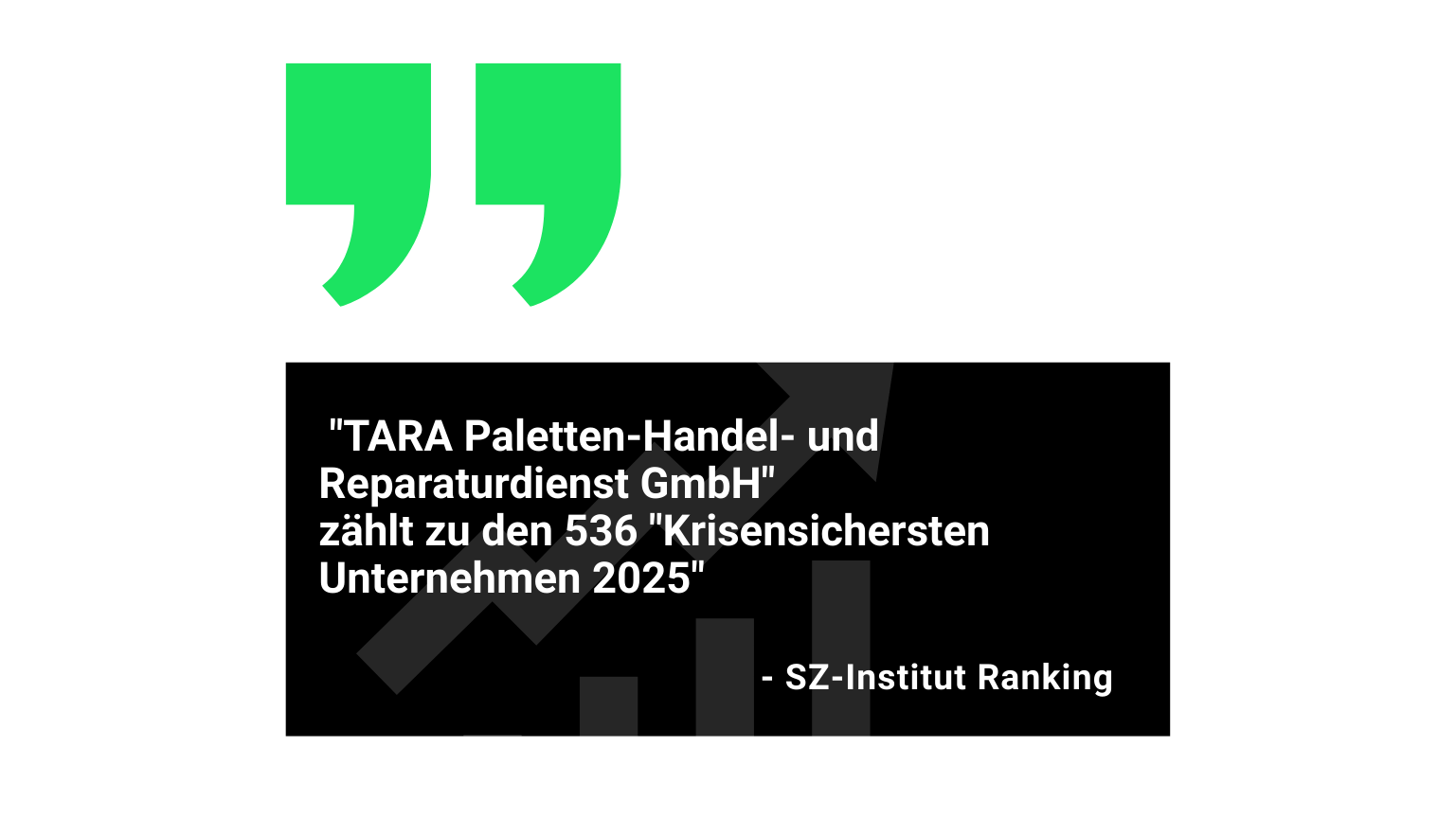 Laut SZ Ranking,  ist Tara eines der krisensichersten Unternehmen 2025